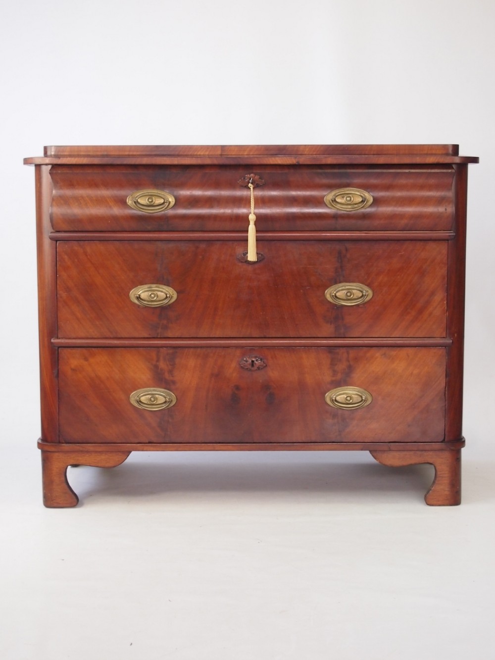 Small  Mahogany Biedermeier Chest of Drawers