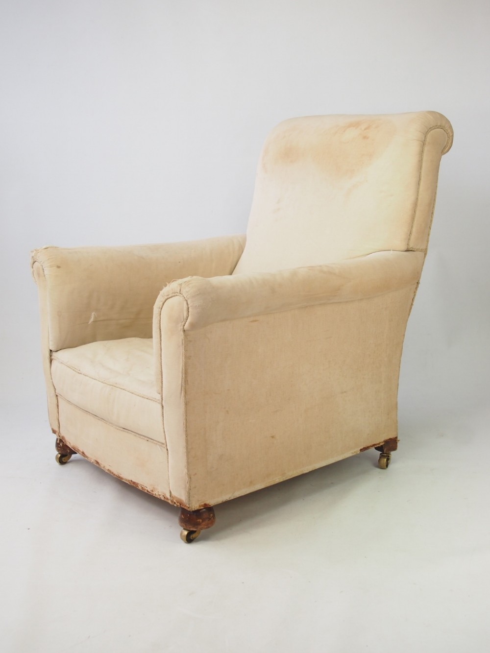 Edwardian Armchair for Reupholstery - Club Chair