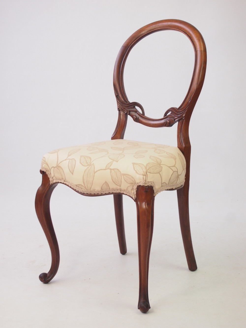 Antique Victorian Balloon Back Chair