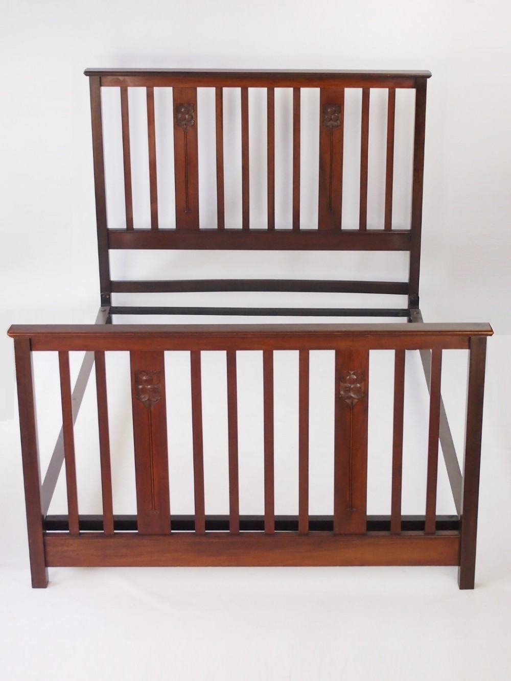 Edwardian Walnut Standard Double bed