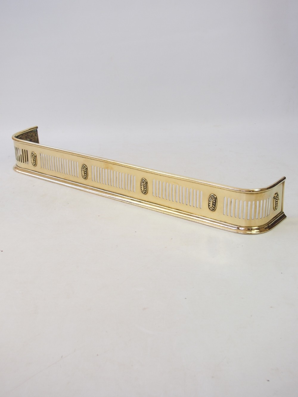 Victorian Pierced Brass Fire Fender