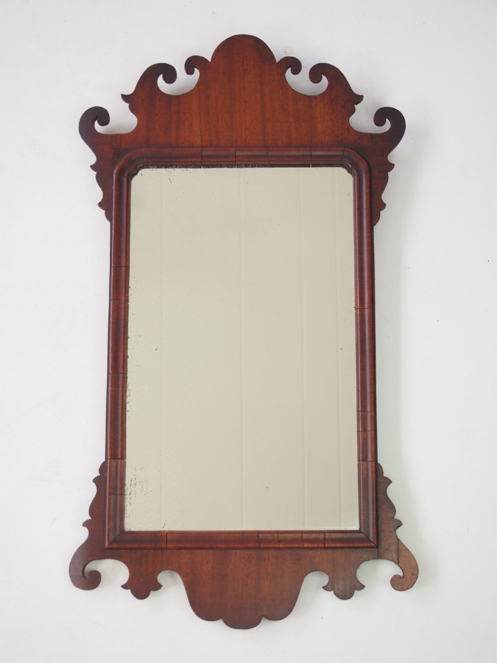 Georgian Mahogany Fretwork Vauxhall Mirror