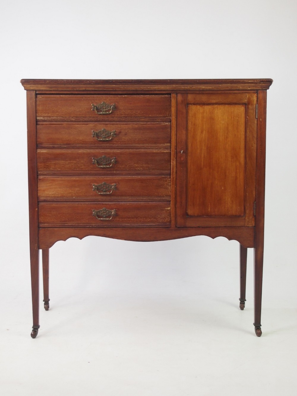 Edwardian Mahogany Music Cabinet