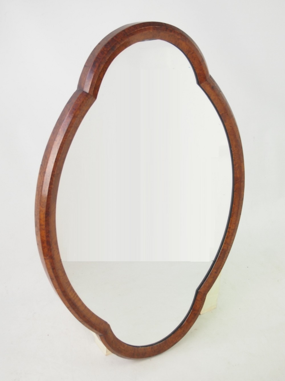 Large Victorian Walnut Framed Mirror