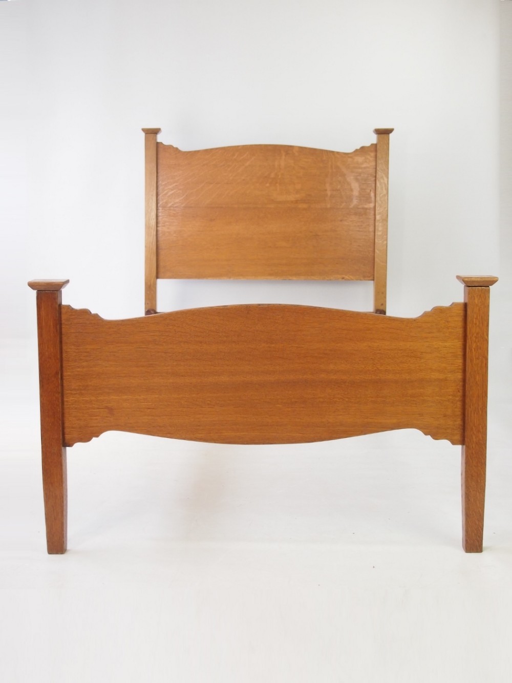 Heals Arts & Crafts Oak Single Bed