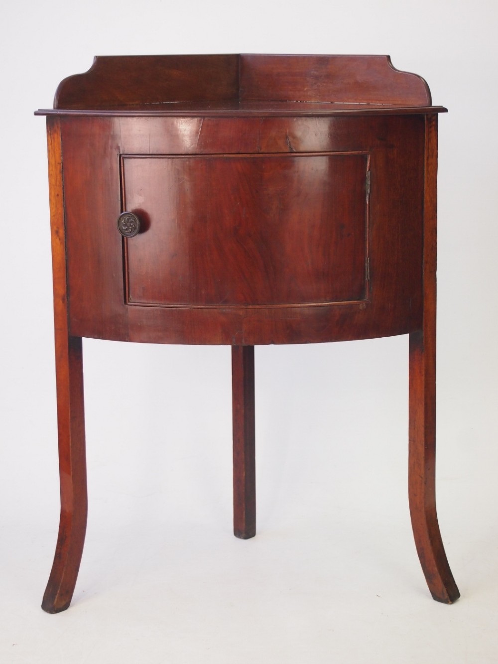 Georgian Mahogany Corner Cabinet or Bowl Stand