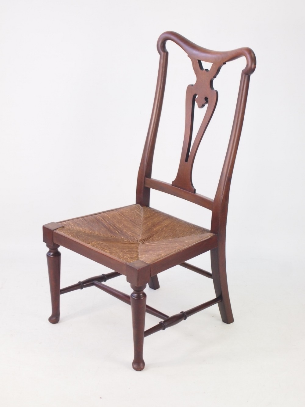 Arts and Crafts Mahogany Bedroom Chair