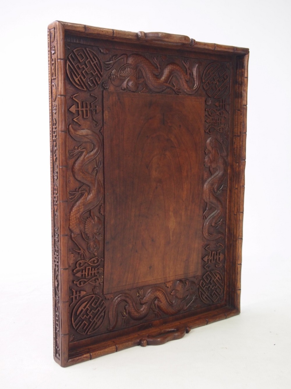 Dragon Carved Drinks Tray