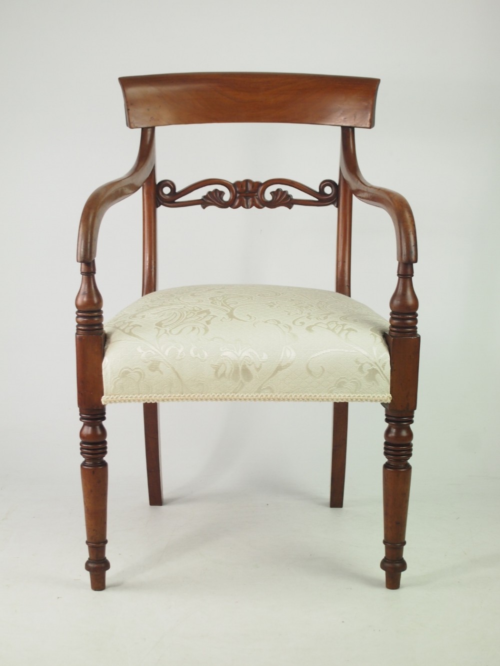 Victorian Mahogany Desk Chair 
