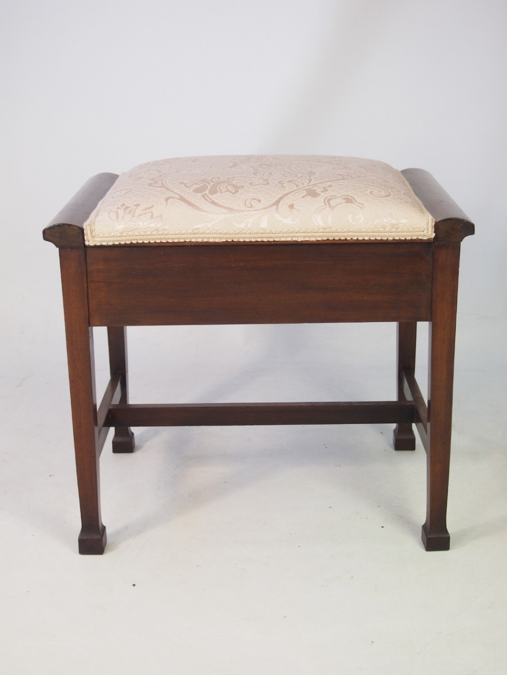 Edwardian Mahogany Piano Stool