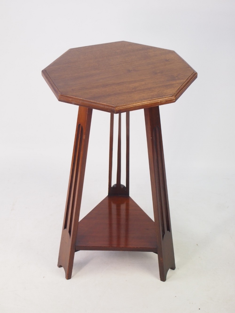 Small Edwardian Arts & Crafts Mahogany Table