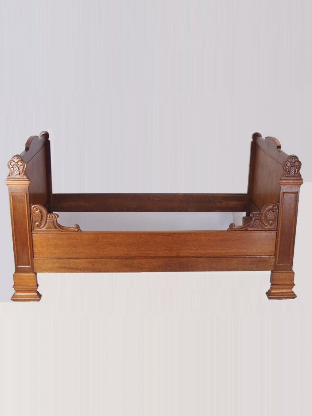 Antique French Oak Single Bed