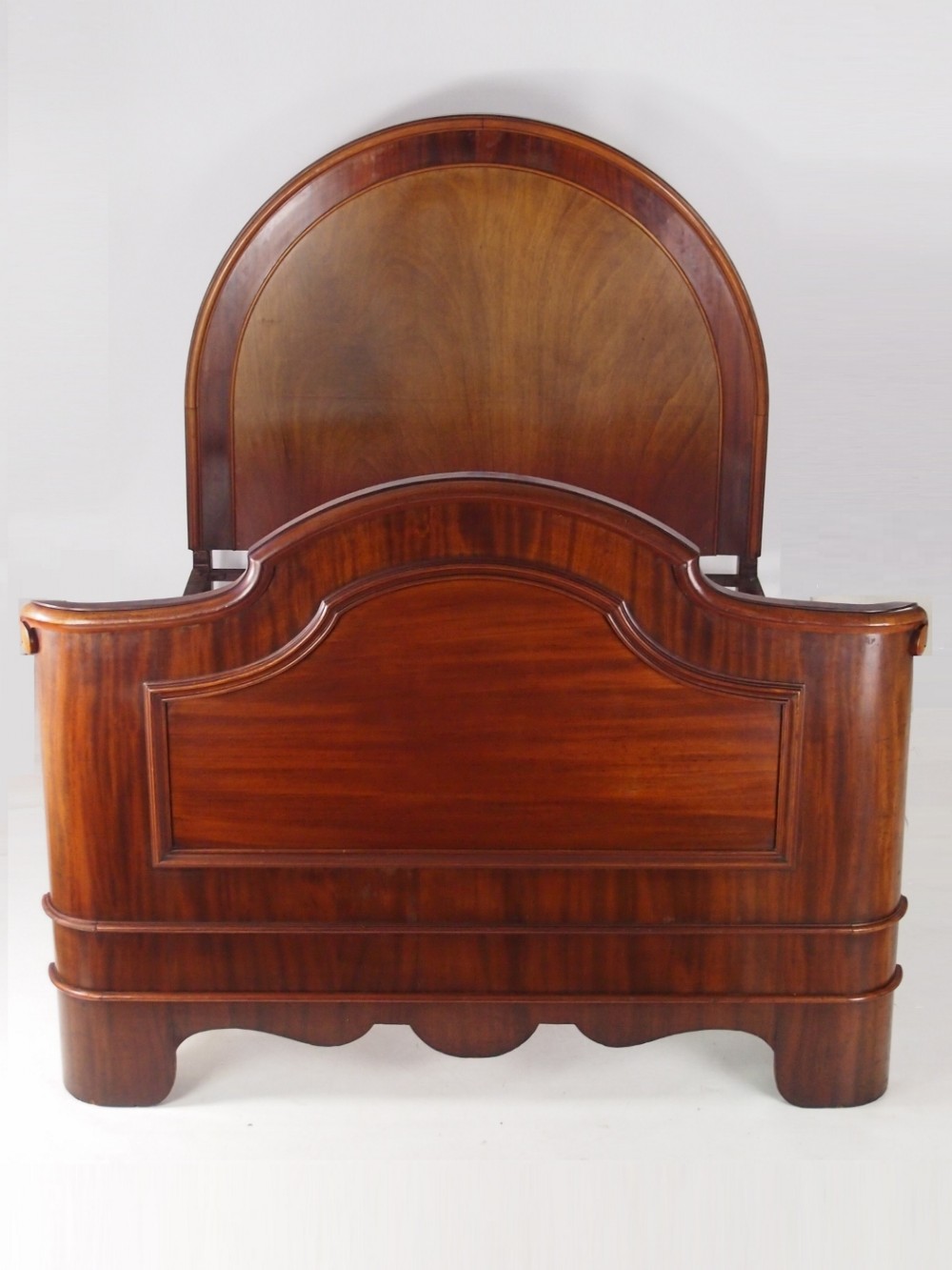 Antique Victorian Mahogany Double Bed