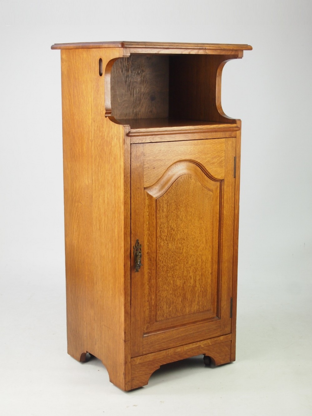 Oak Music Cabinet with Label
