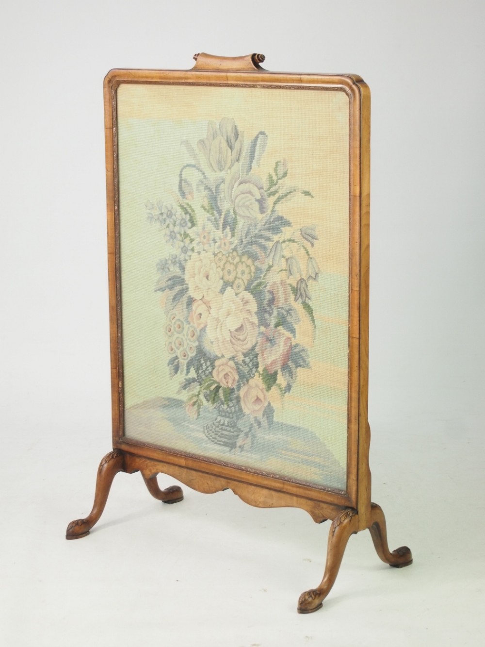 Ewdardian Walnut Fire Screen