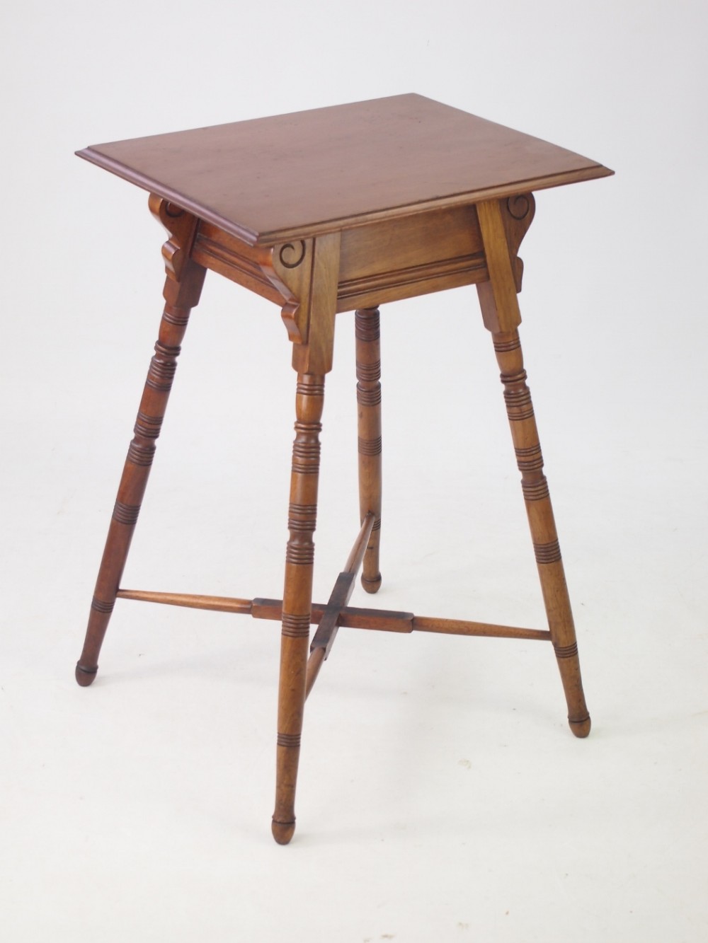 Small Antique Mahogany Arts & Crafts Side Table