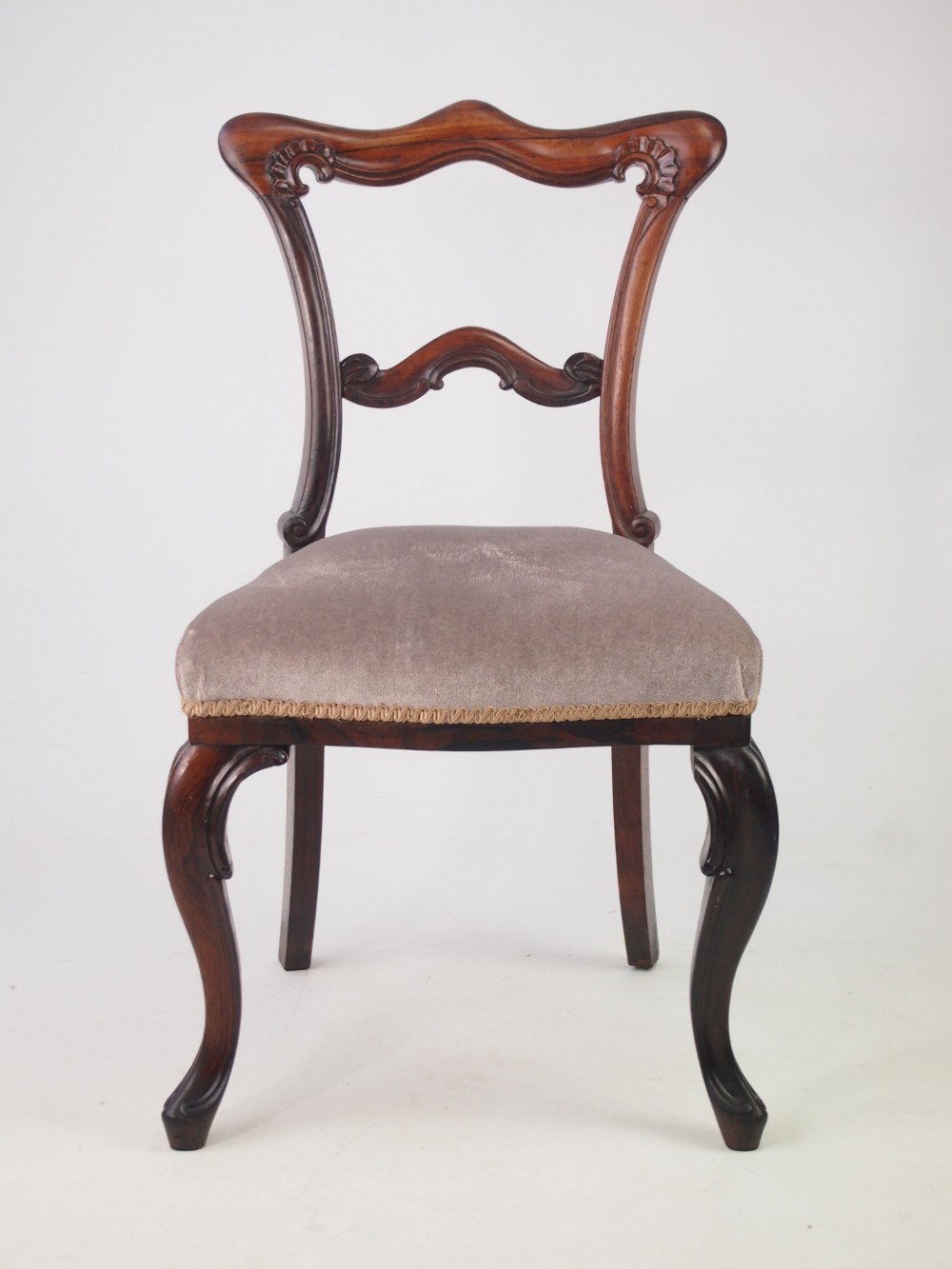 Victorian Rosewood Balloon Back Chair