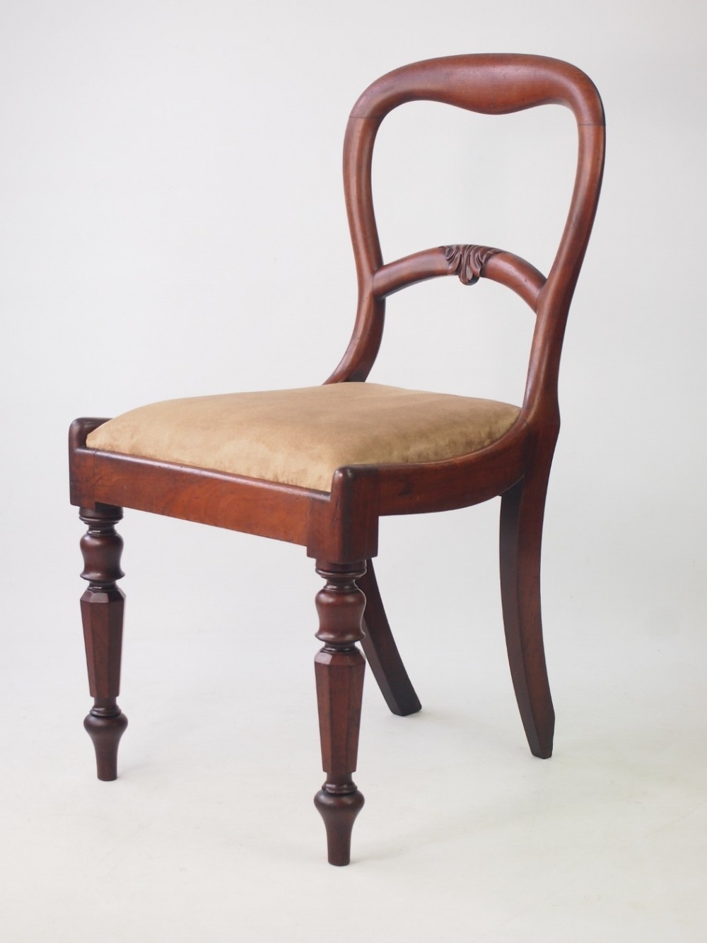 Antique Victorian Mahogany Desk Chair