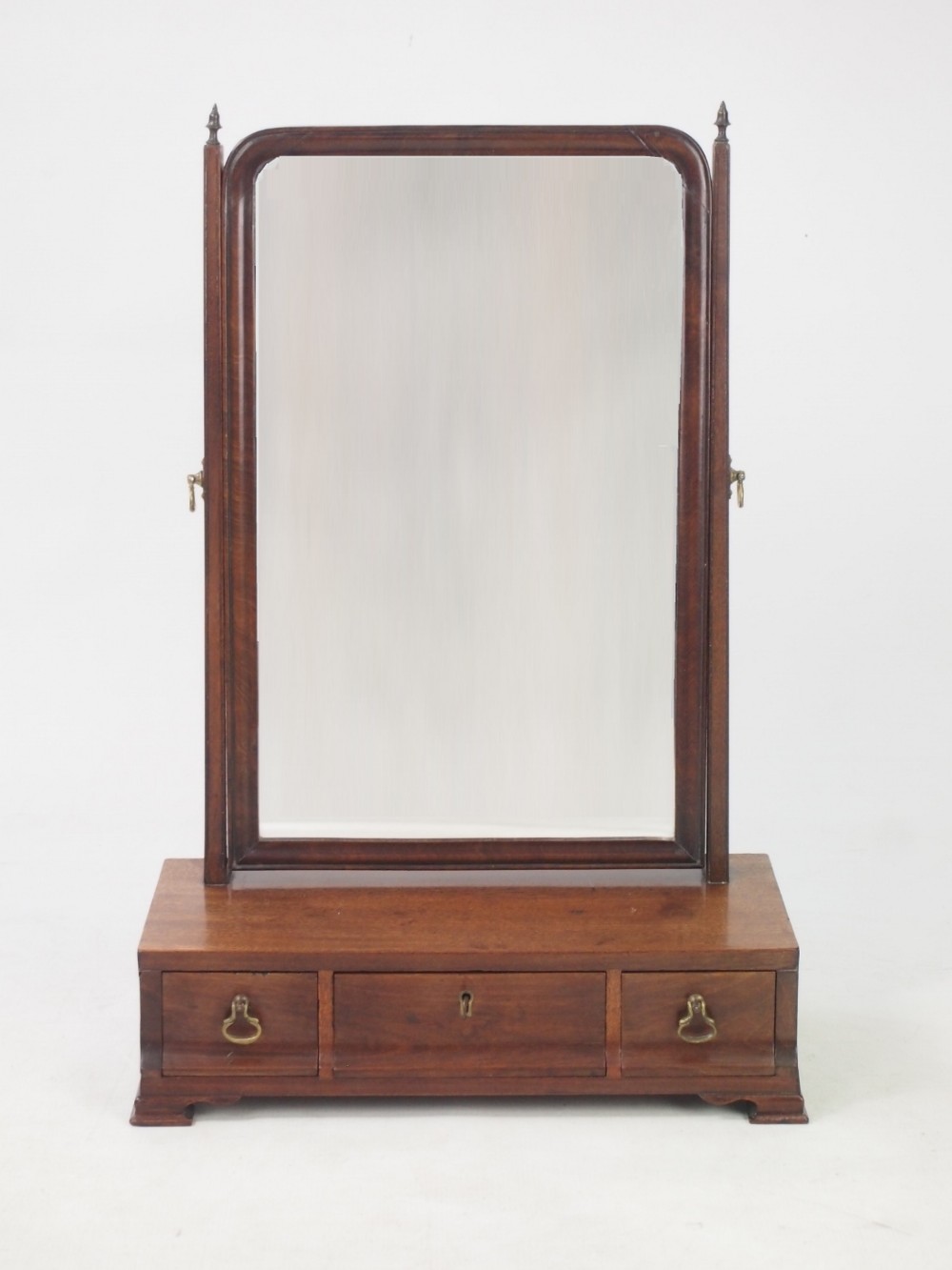 Antique Georgian Mahogany Dressing Table Mirror