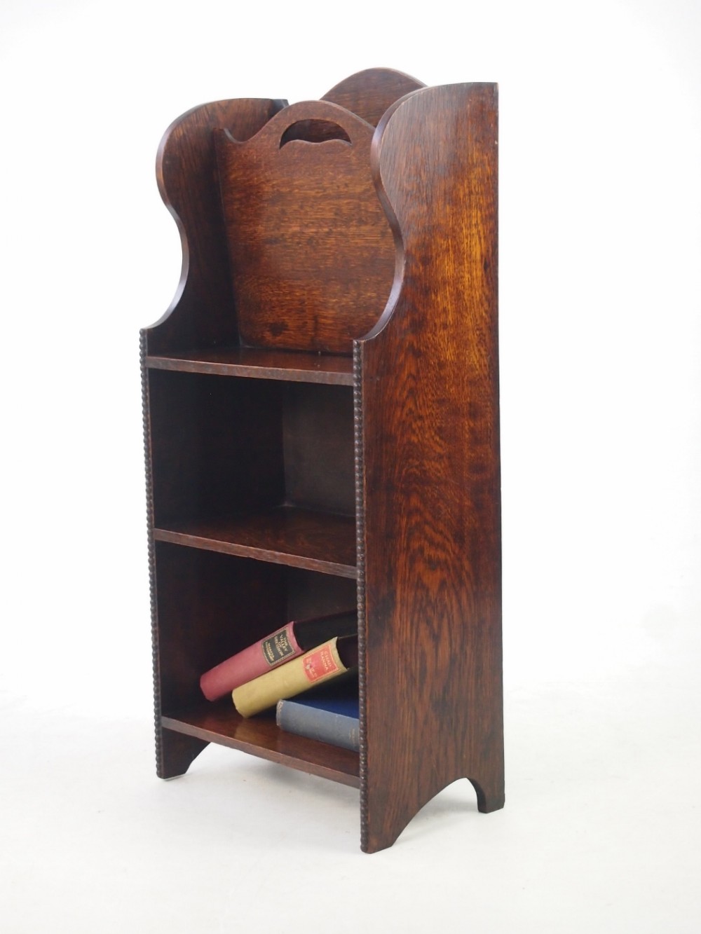 Small Oak Open Bookcase