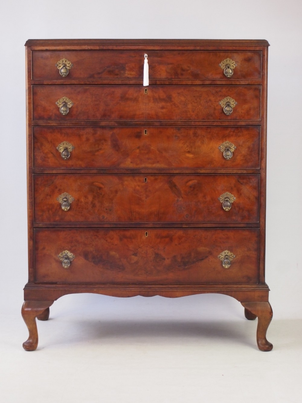 Burr Walnut Chest of Drawers