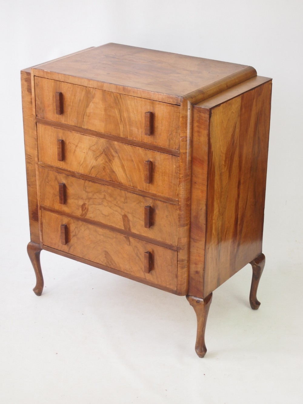 Art Deco Walnut Chest of Drawers