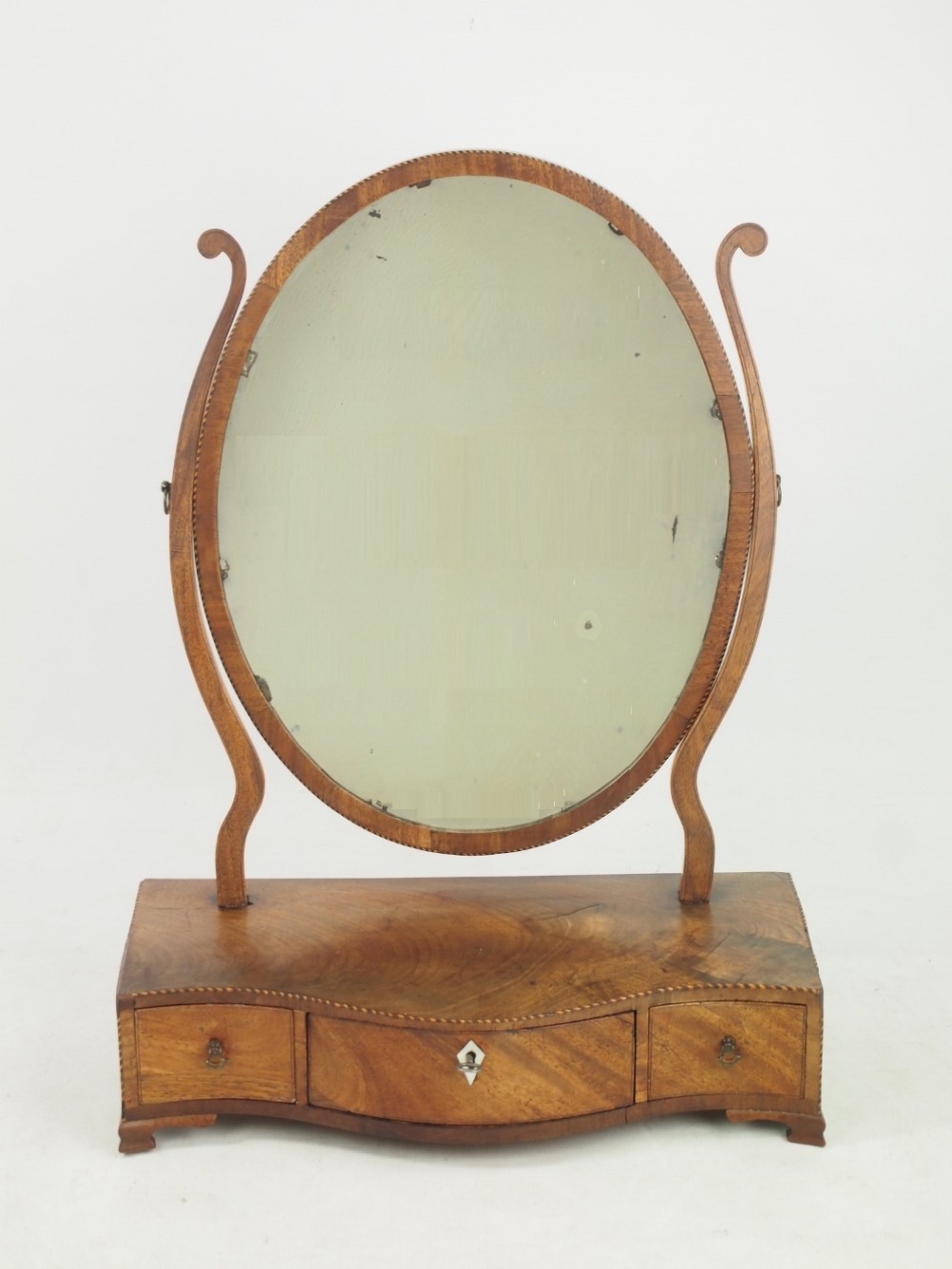 Georgian Mahogany Dressing Table Mirror