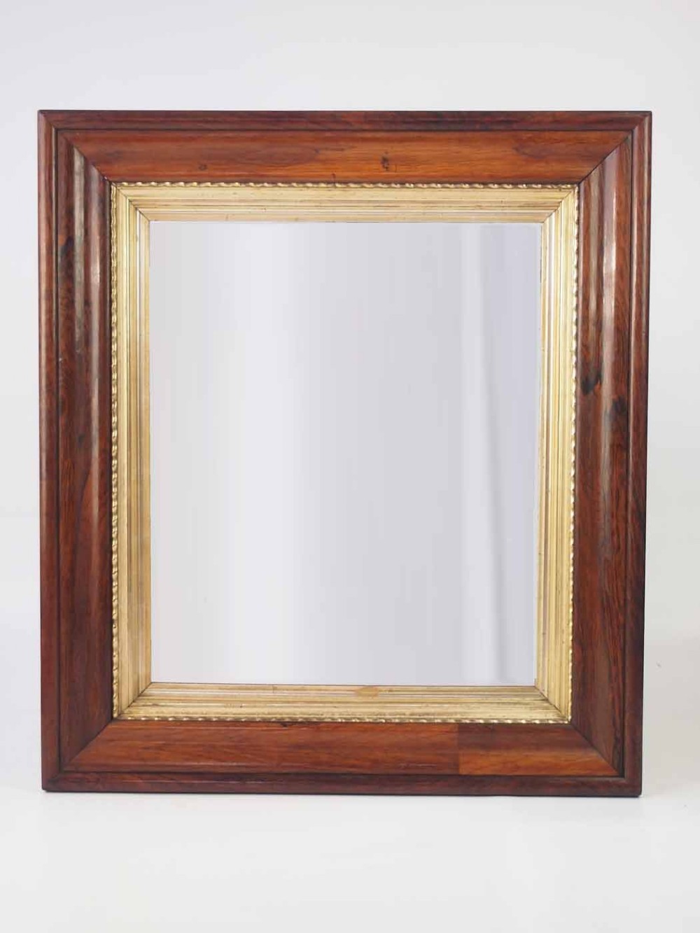 Large Antique Victorian Rosewood Framed Mirror
