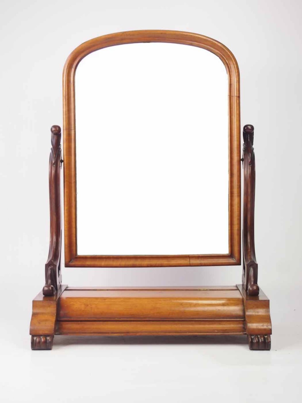 Victorian Mahogany Dressing Table Mirror or Toilet Mirror