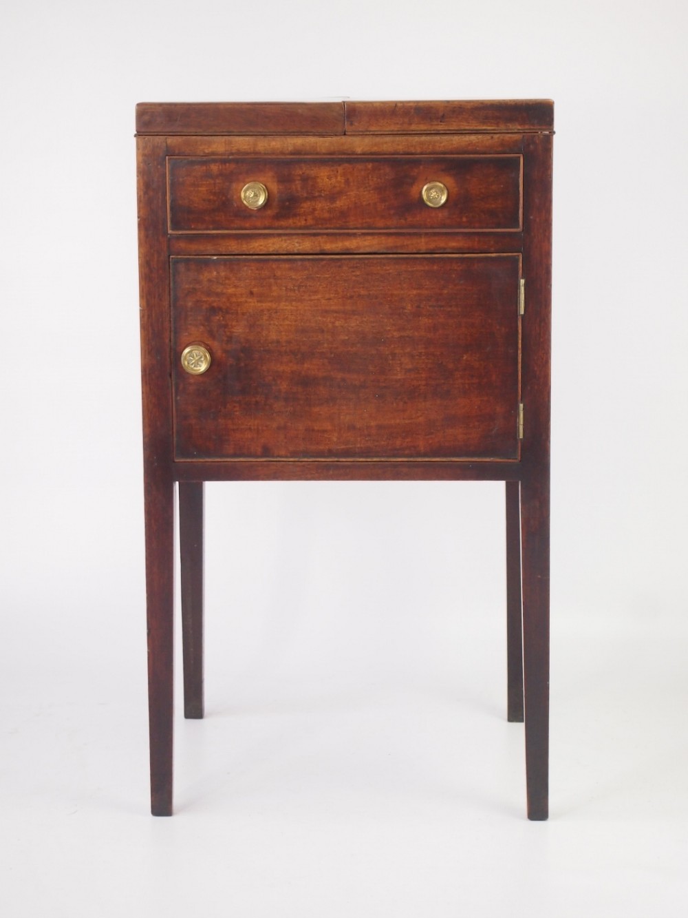 Georgian Mahogany Bedside Cabinet