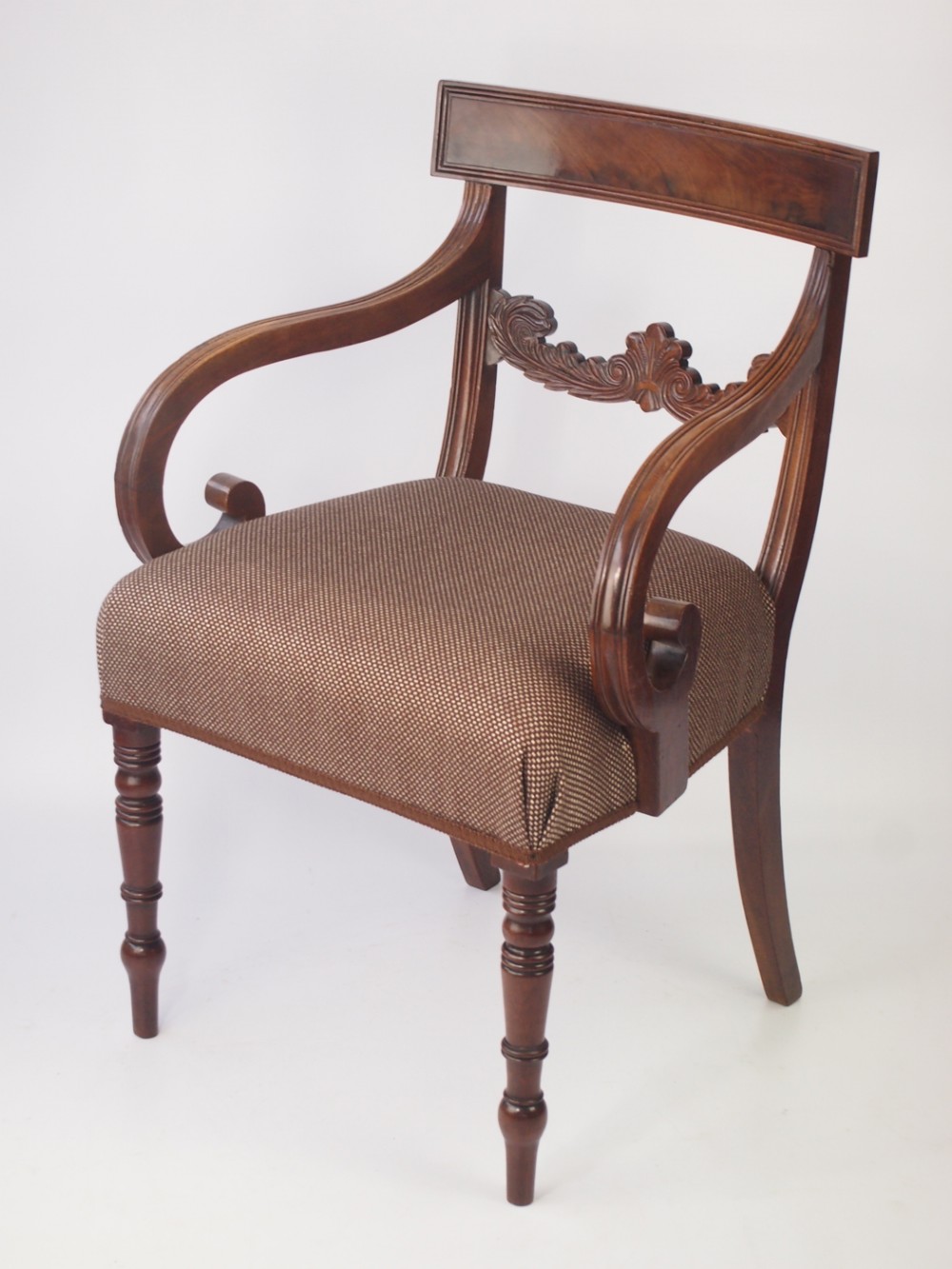 Regency Mahogany Desk Chair