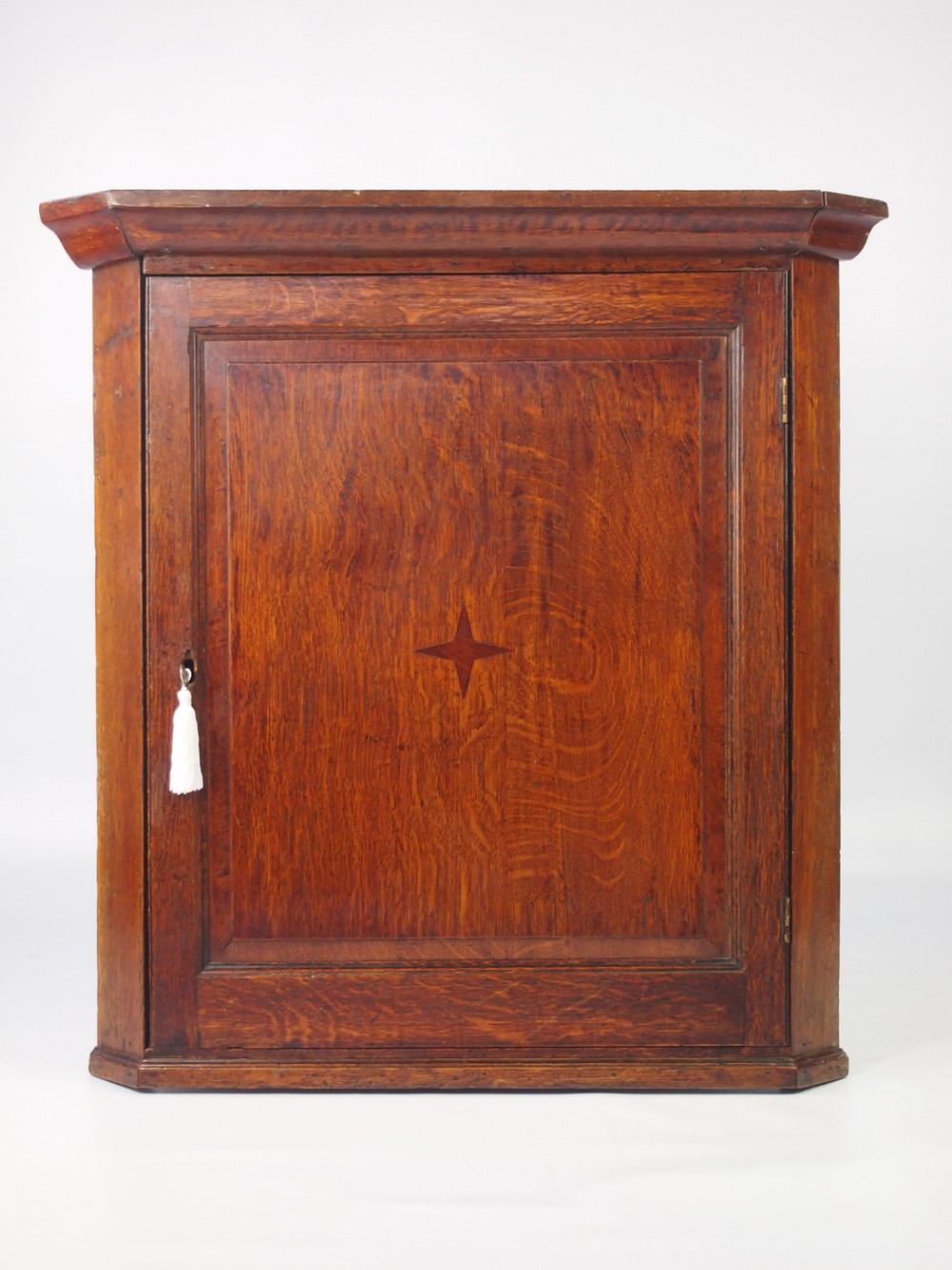 Small Georgian Oak Corner Cupboard