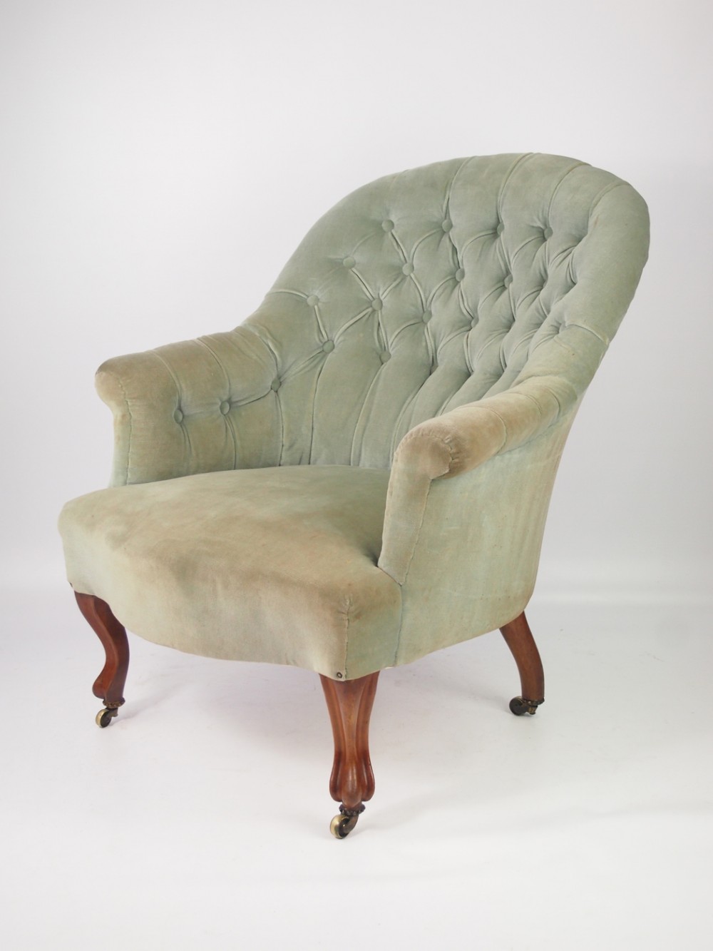 Victorian Button Back Armchair by John Taylor & Sons Edinburgh