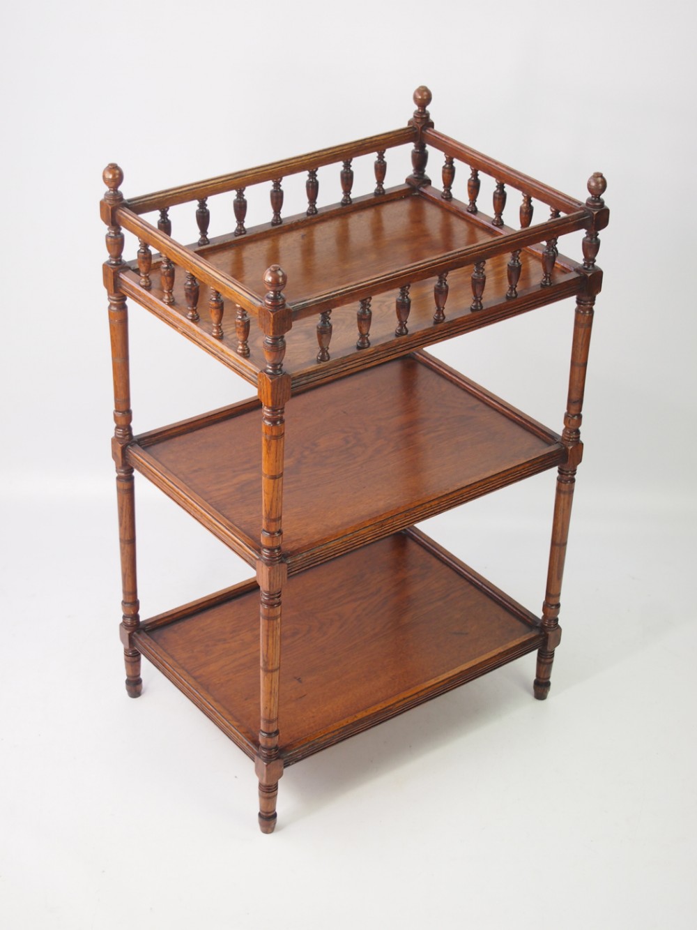 Victorian Aesthetic Movement Oak Whatnot 