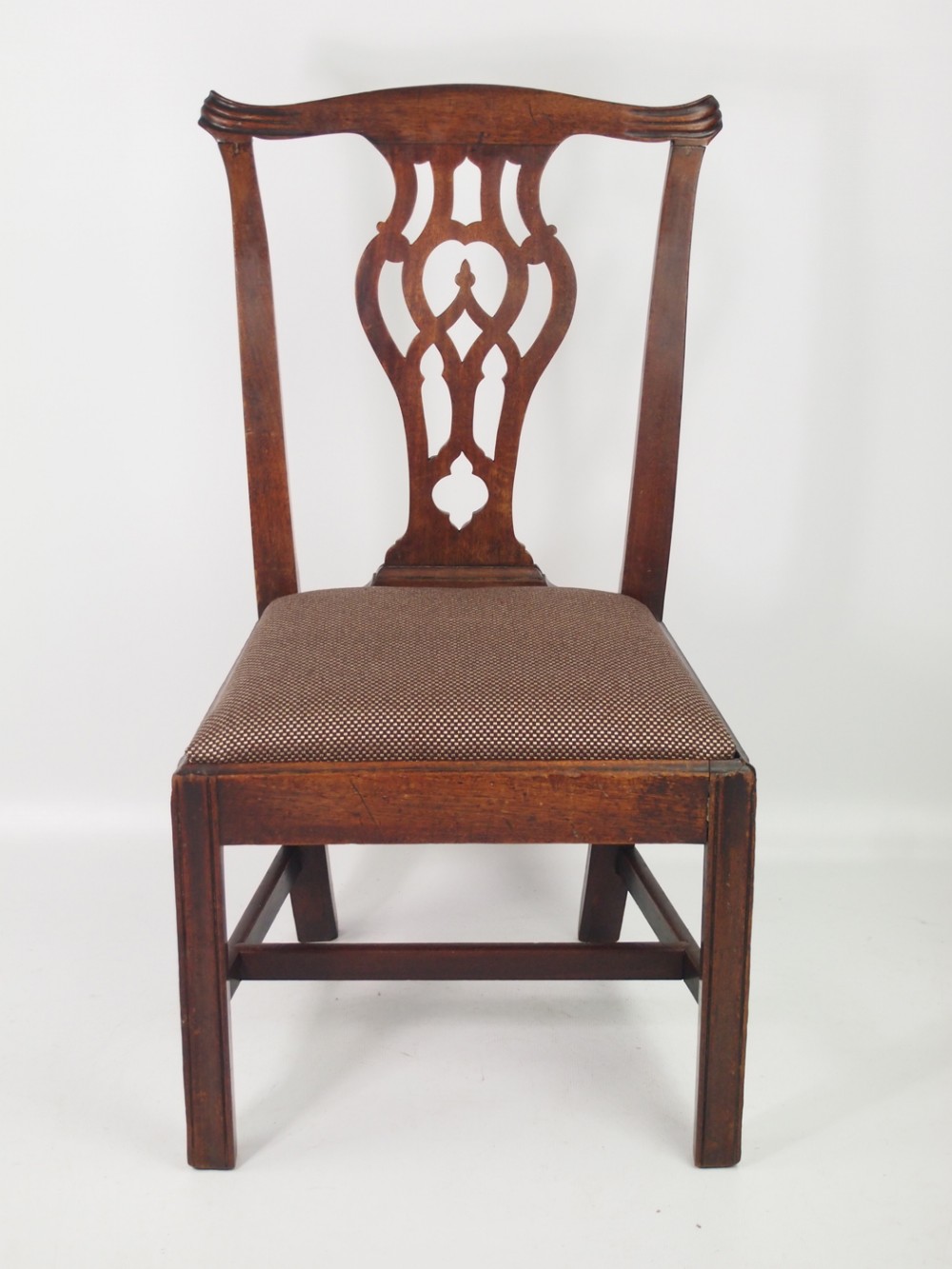 Georgian Chippendale Mahogany Desk Chair