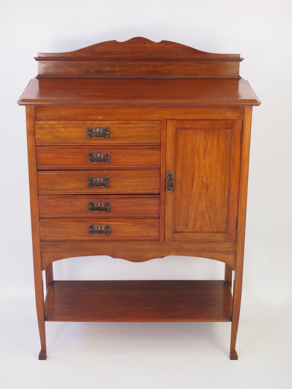 Edwardian Arts & Crafts Music Cabinet