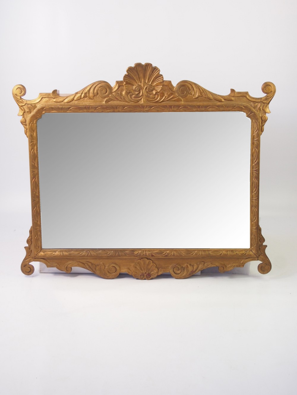 Large Victorian Chippendale Mirror