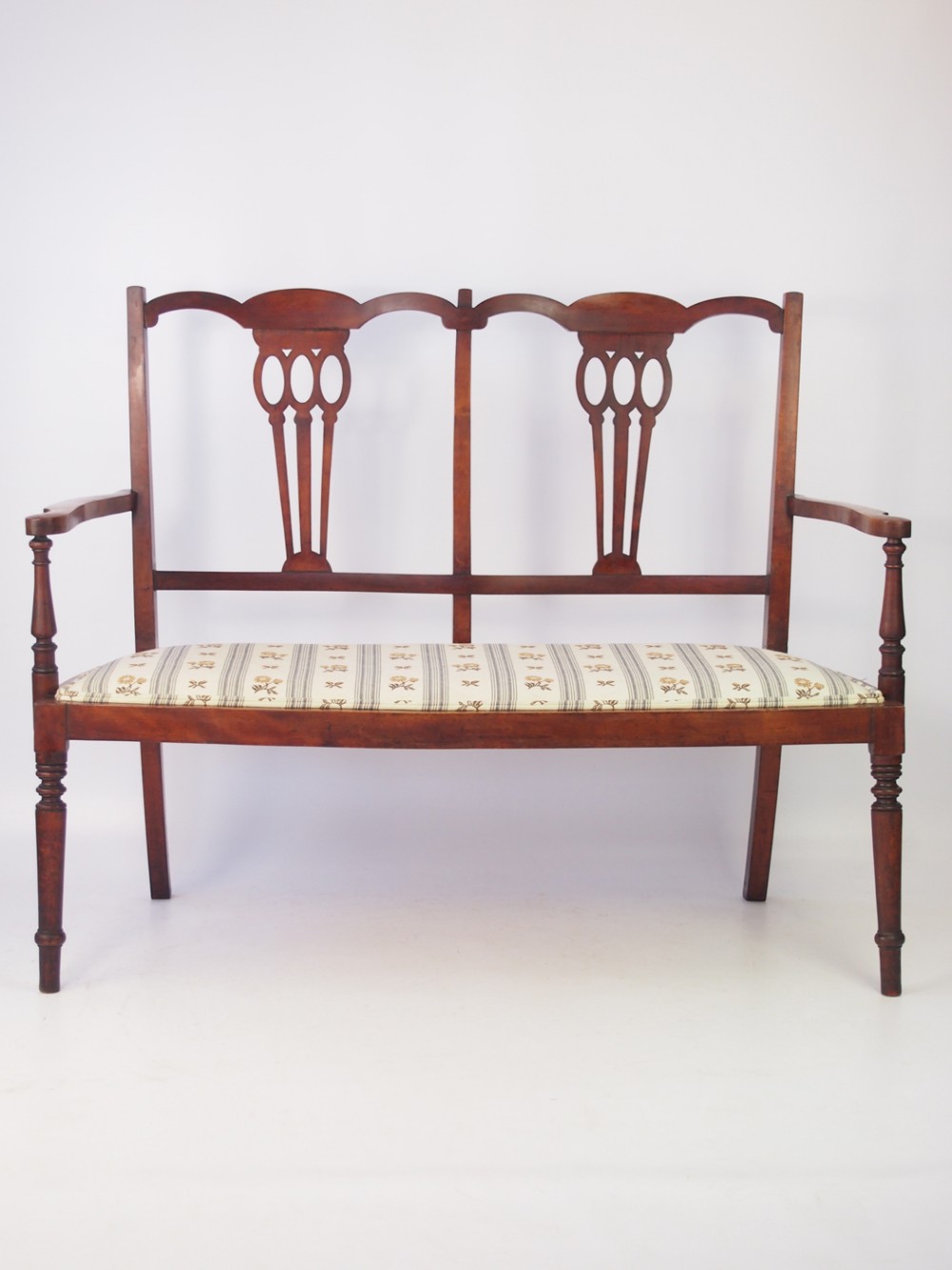 Edwardian Two Seater Parlour Settee