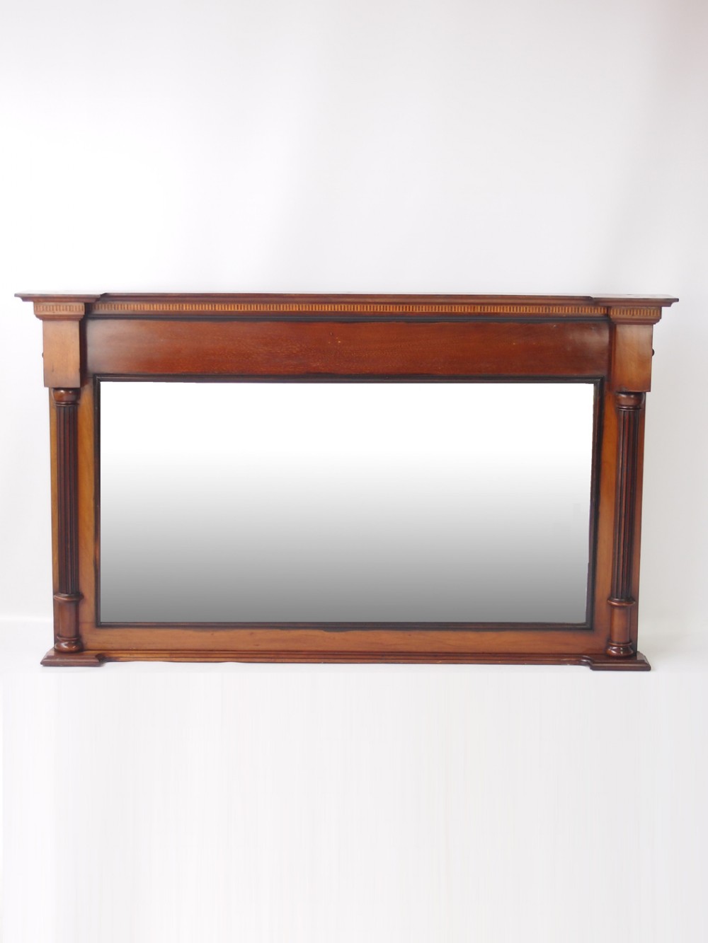 Victorian Mahogany Overmantle Mirror