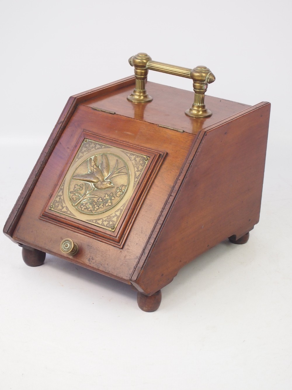 Victorian Coal Scuttle Dated 1895