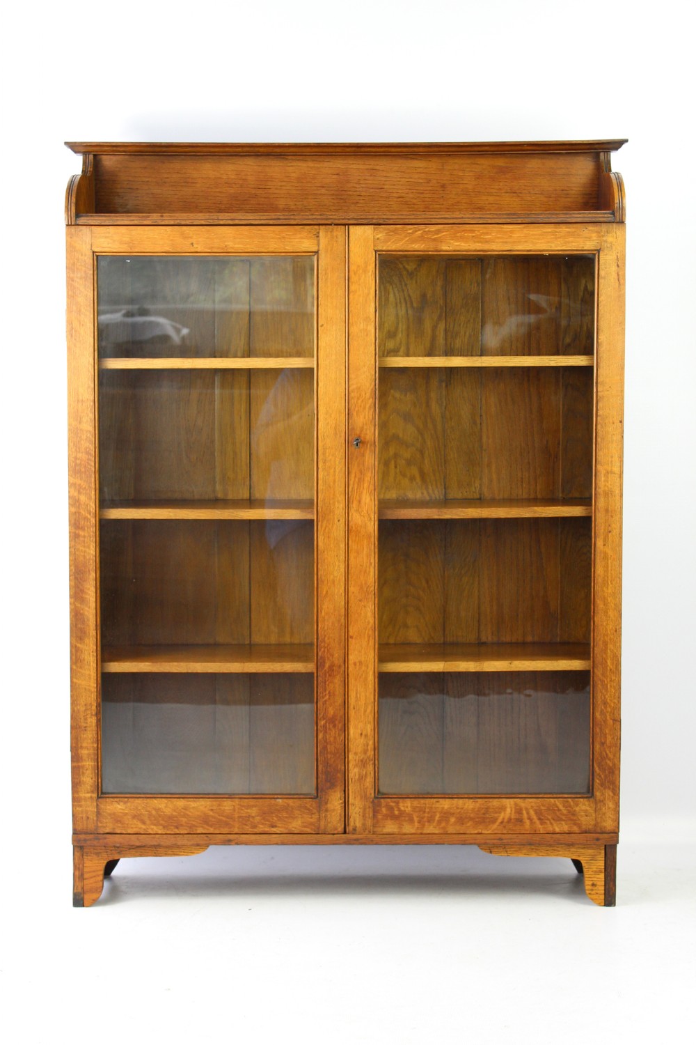 Antique Edwardian Oak Bookcase