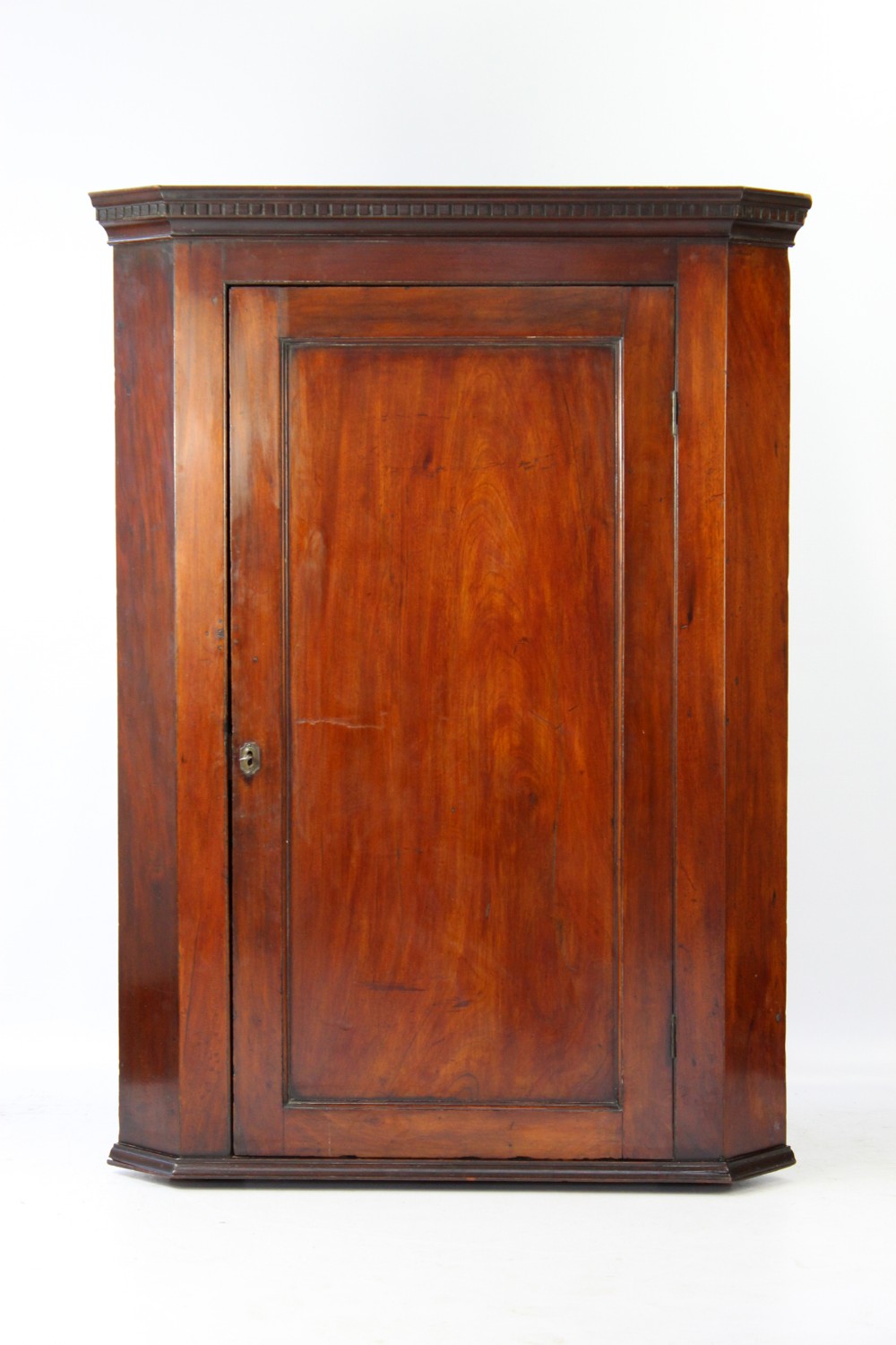 Large 19th Century Mahogany Corner Cupboard