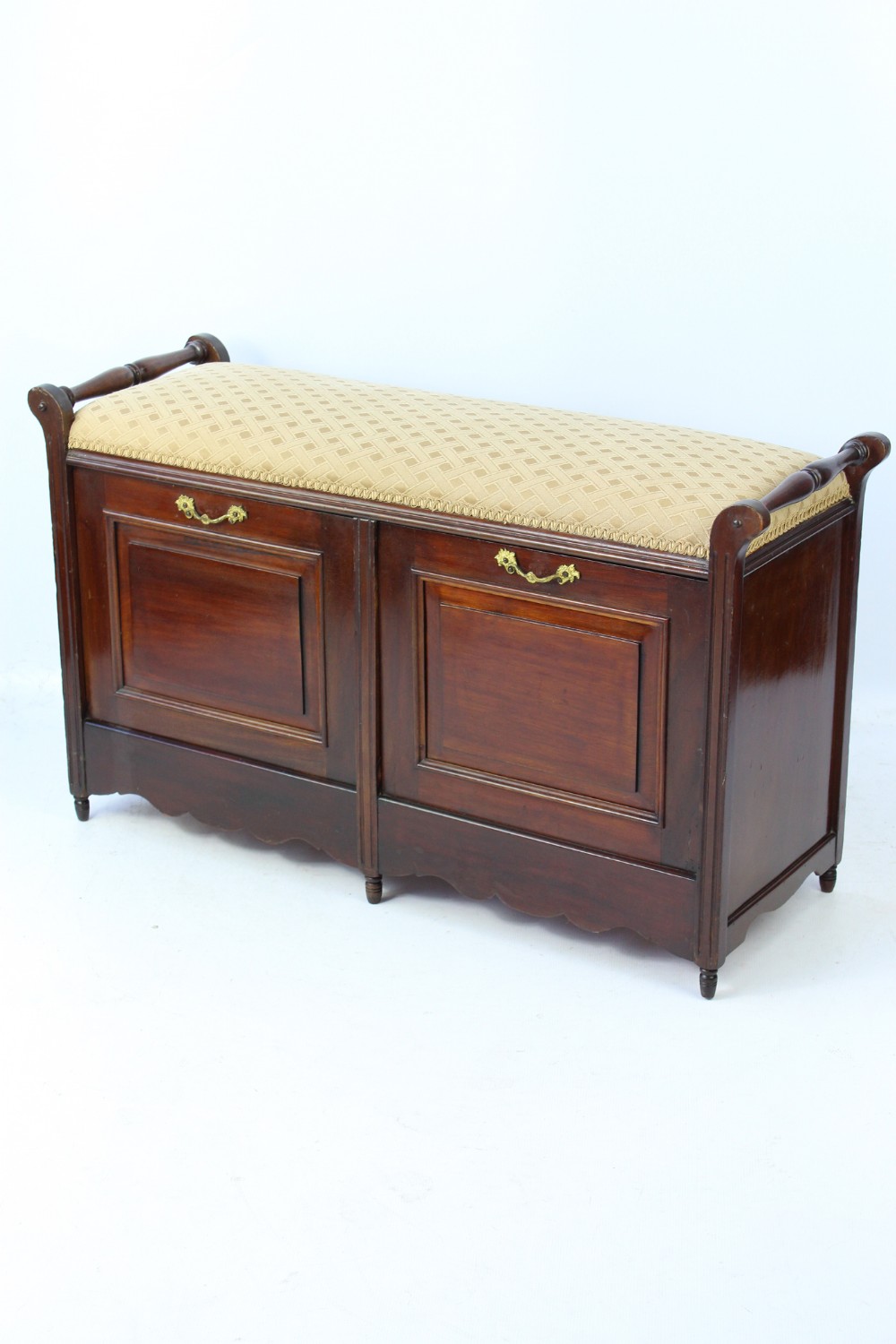 Victorian Mahogany Duet Piano Stool