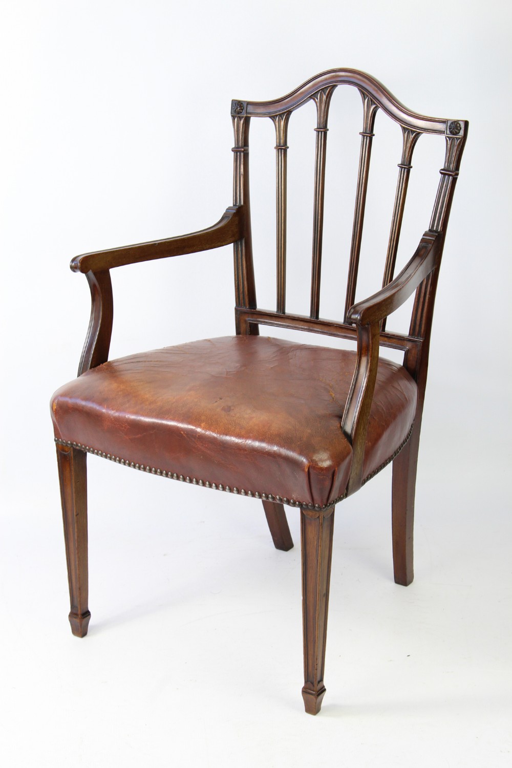 Edwardian Mahogany Desk Chair