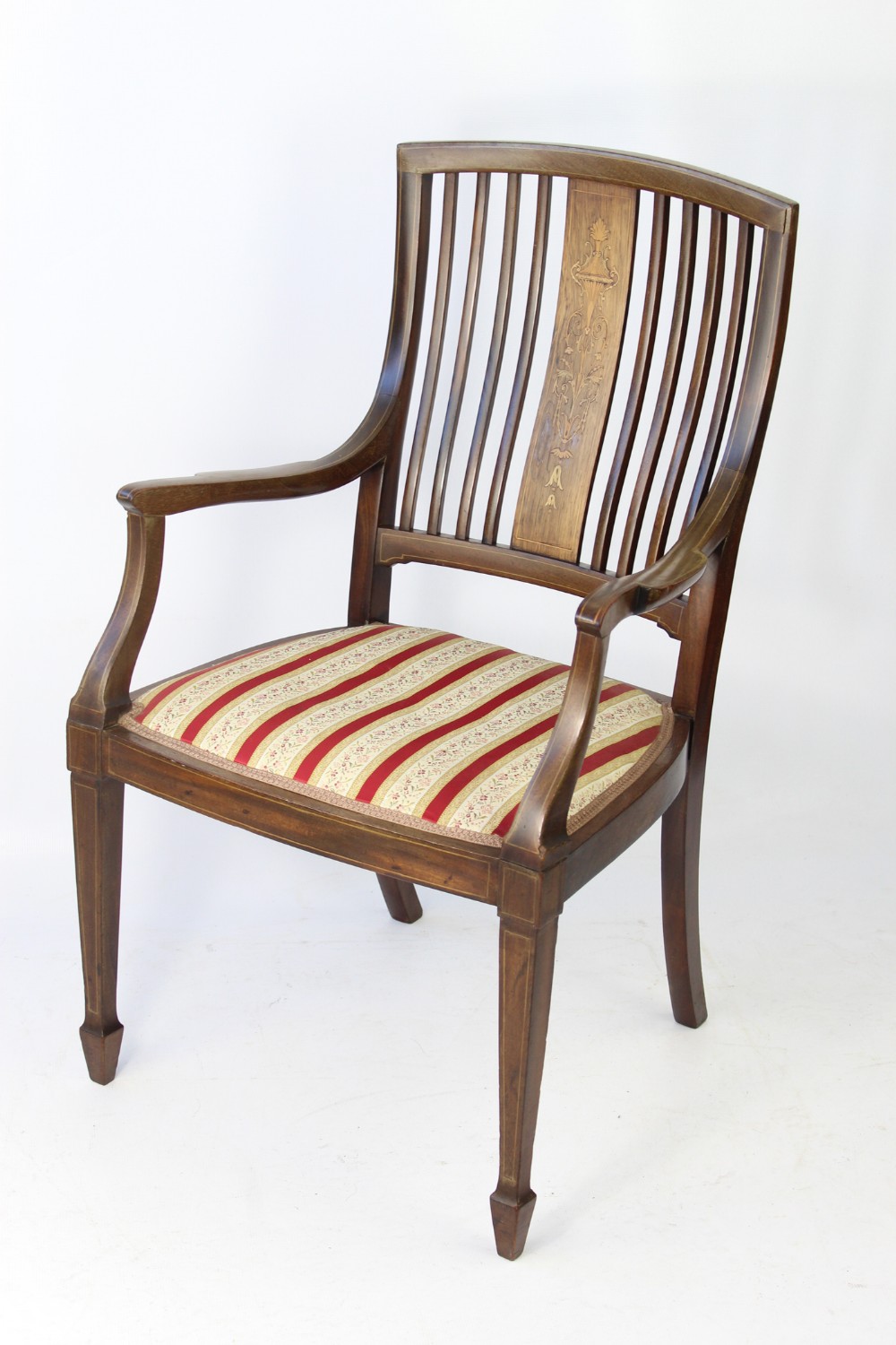 Victorian Inlaid Rosewood Desk Chair