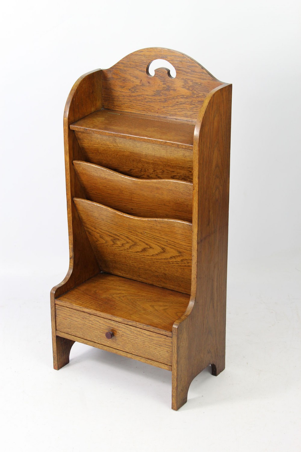 Oak Magazine or Newspaper Stand 