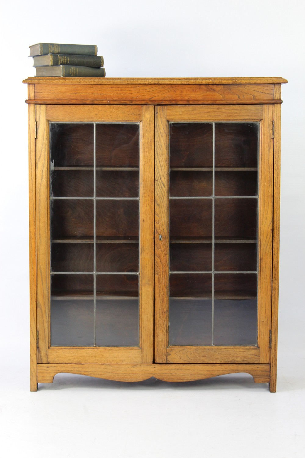 Small Edwardian Oak Bookcase