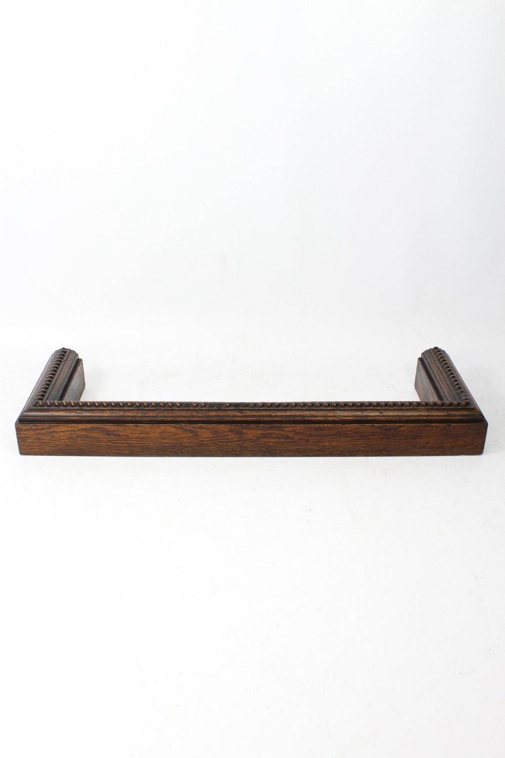 Small Edwardian Oak 3 Foot Fire Fender