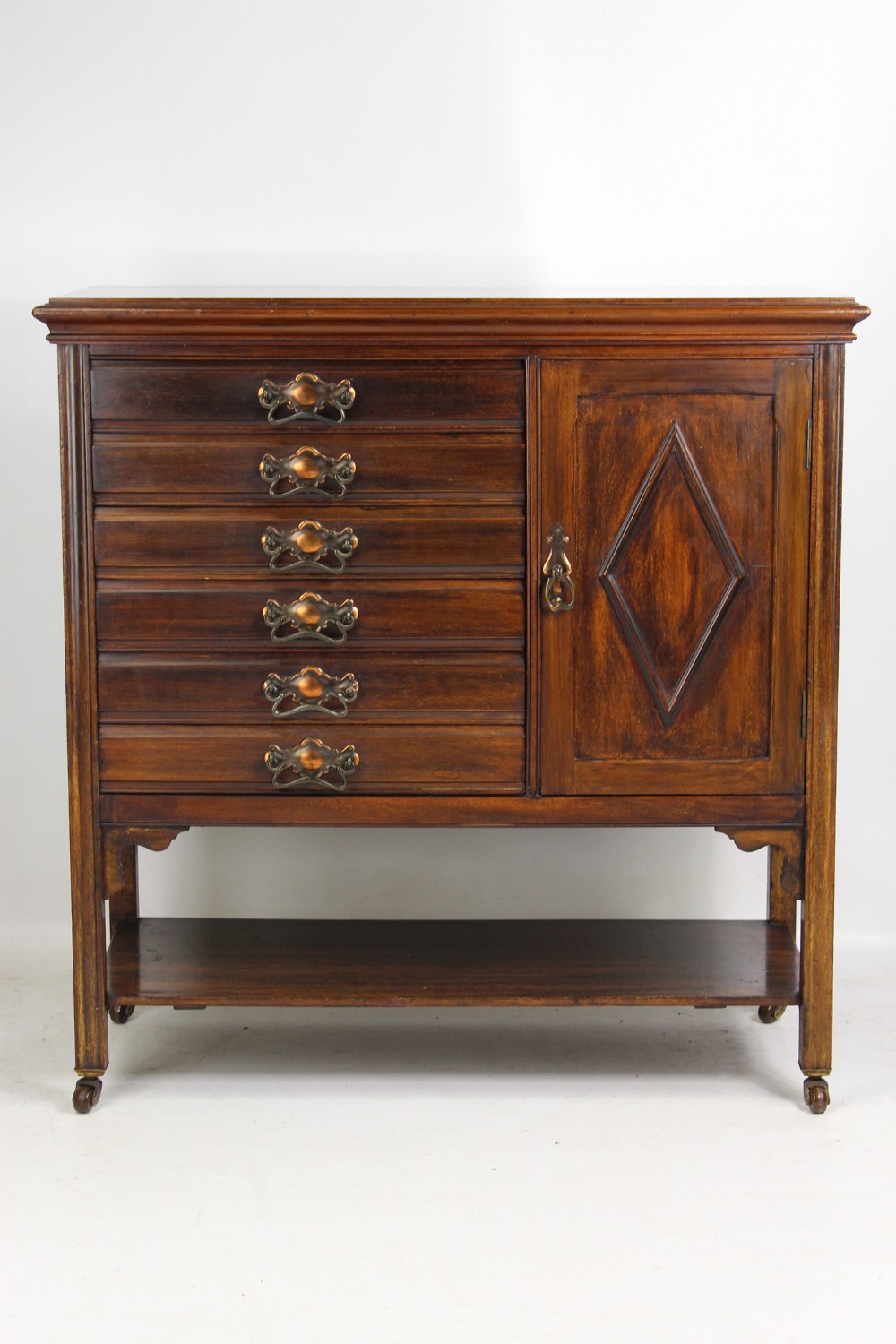 Edwardian Mahogany Music Cabinet