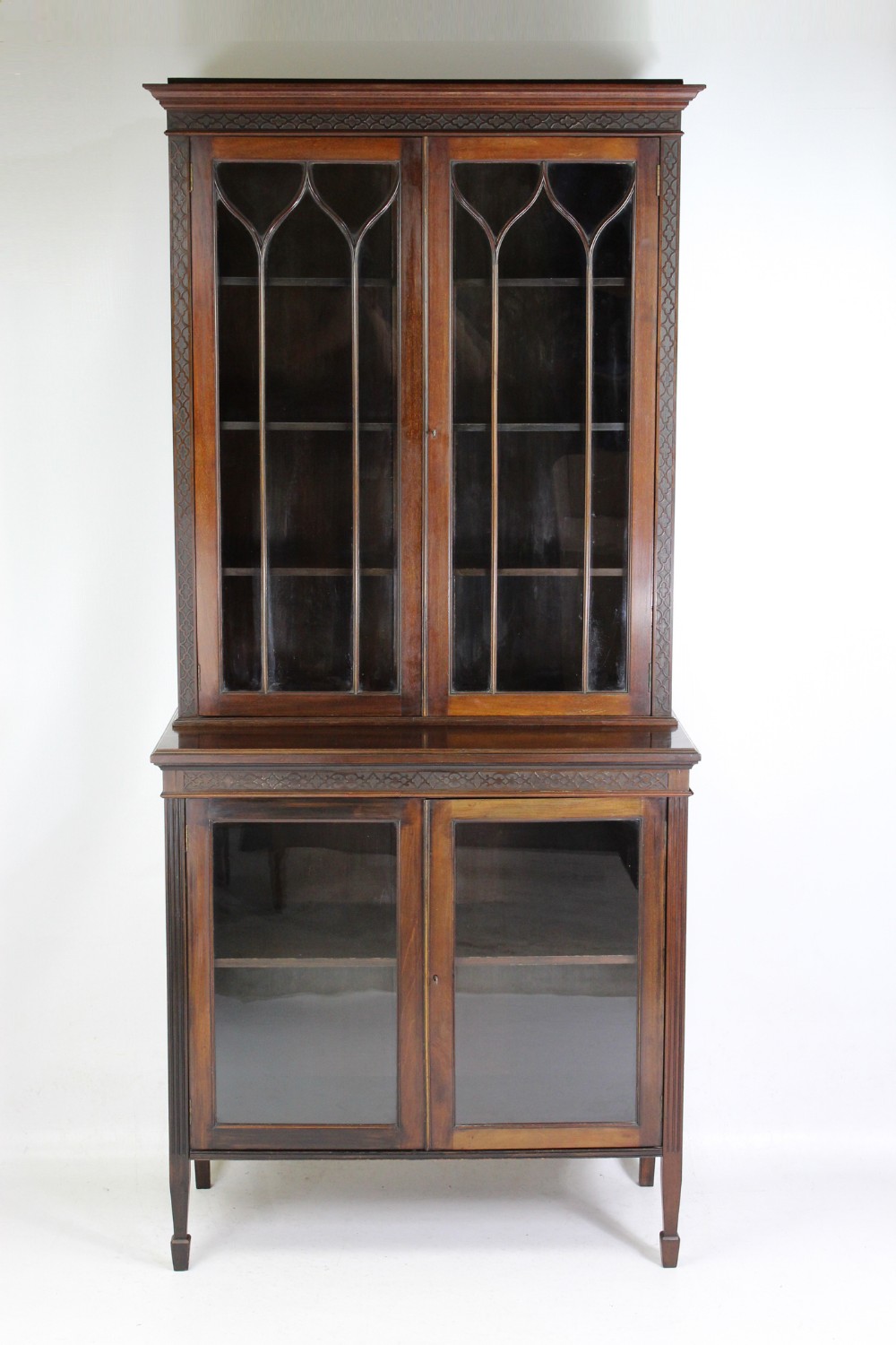 Antique Edwardian Mahogany Bookcase
